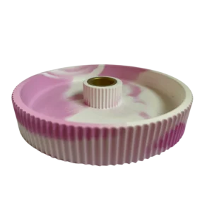 Kerzenteller groß - Pink – Bild 2
